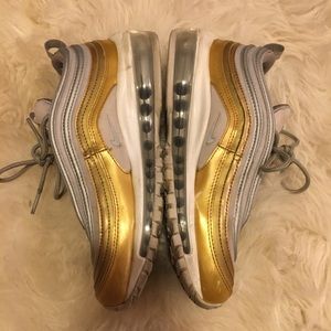 Nike Silver Gold Air Max 97
